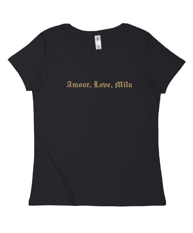 T-krekls "Amour, Love, Mīlu"