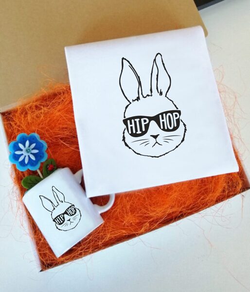 Lieldienu dāvanu komplekts "Zaķis Hip Hop"