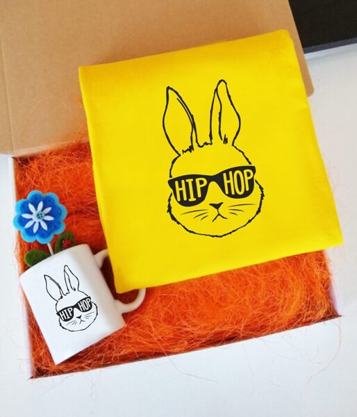 Lieldienu dāvanu komplekts "Zaķis Hip Hop"