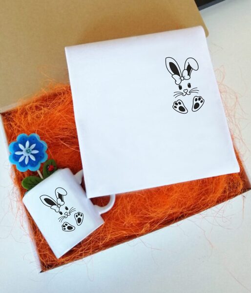 Lieldienu dāvanu komplekts "Zaķīte"