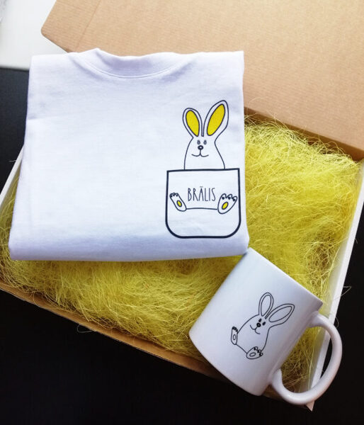 Lieldienu dāvanu komplekts "Zaķis Brālis"