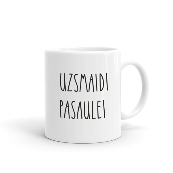 Krūze "Uzsmaidi pasaulei"