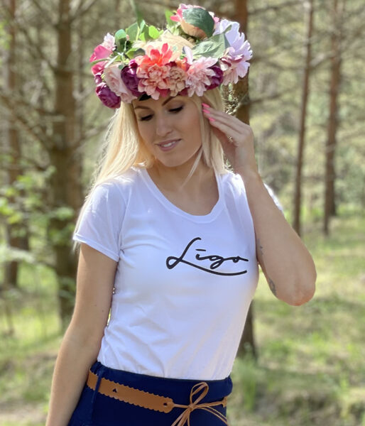 Sieviešu T-krekls "Līgo"